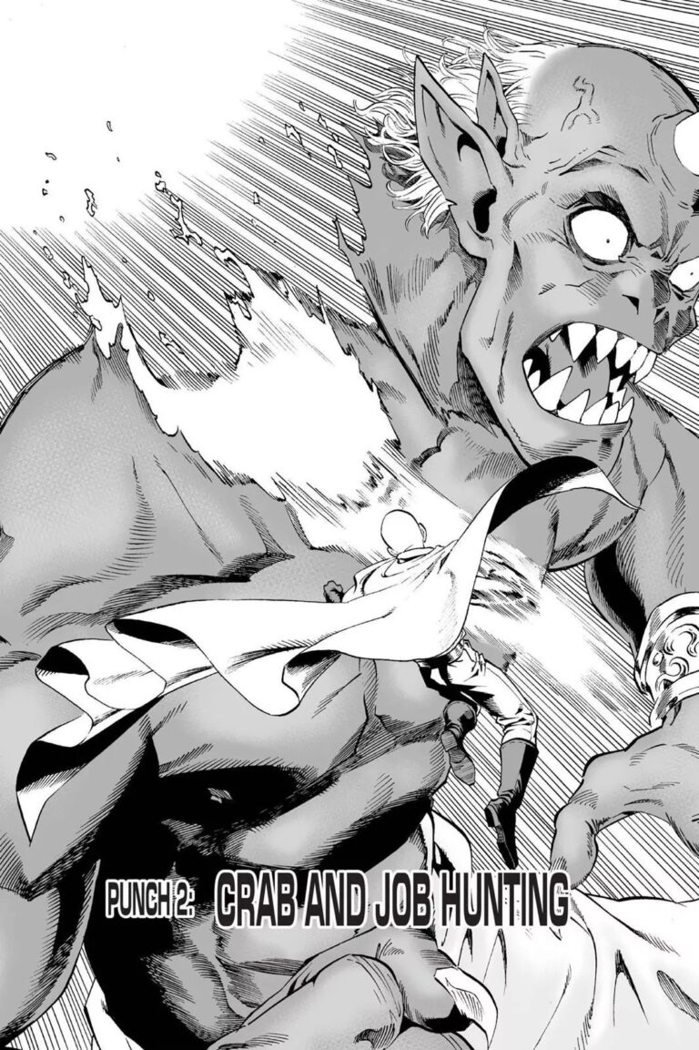 One Punch Man Manga Chapter 2