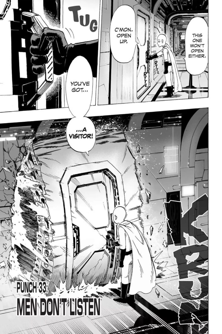 One punch man chapter 33