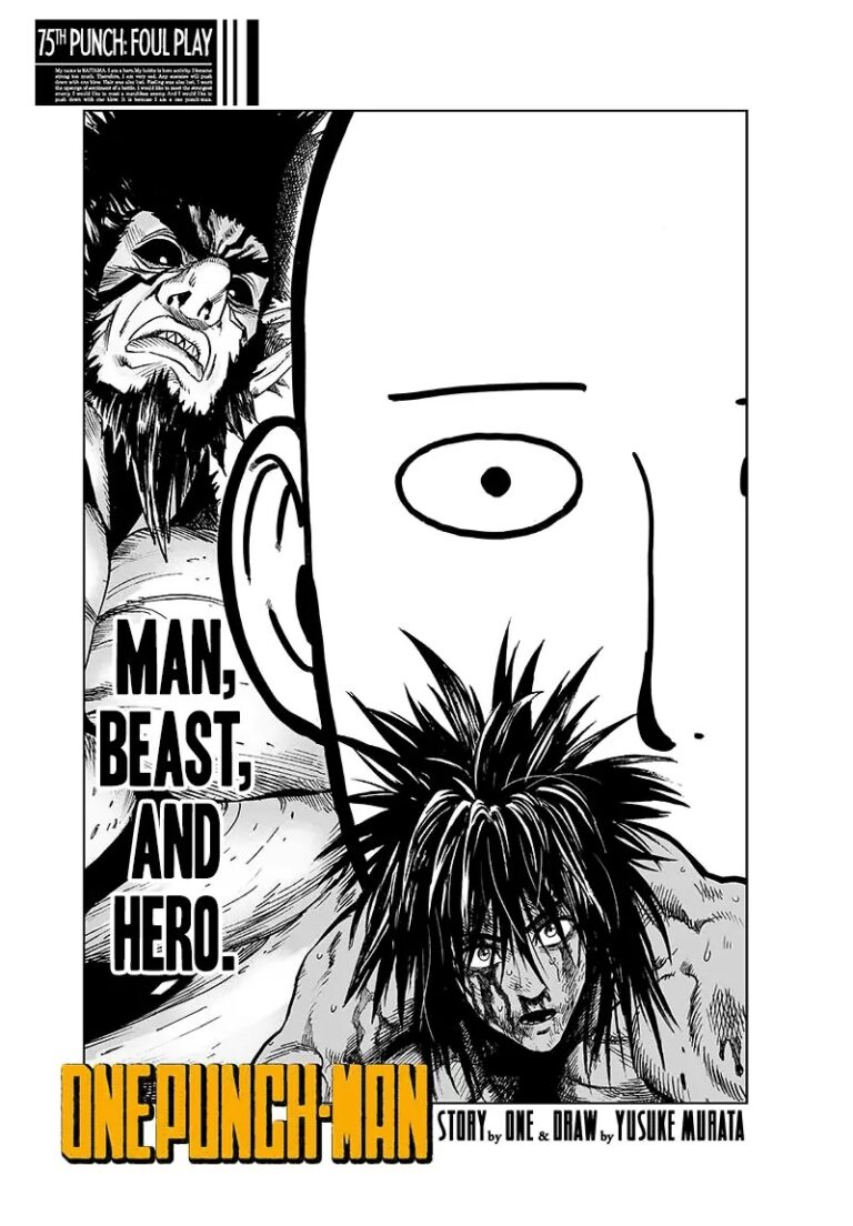 one punch man chapter 75