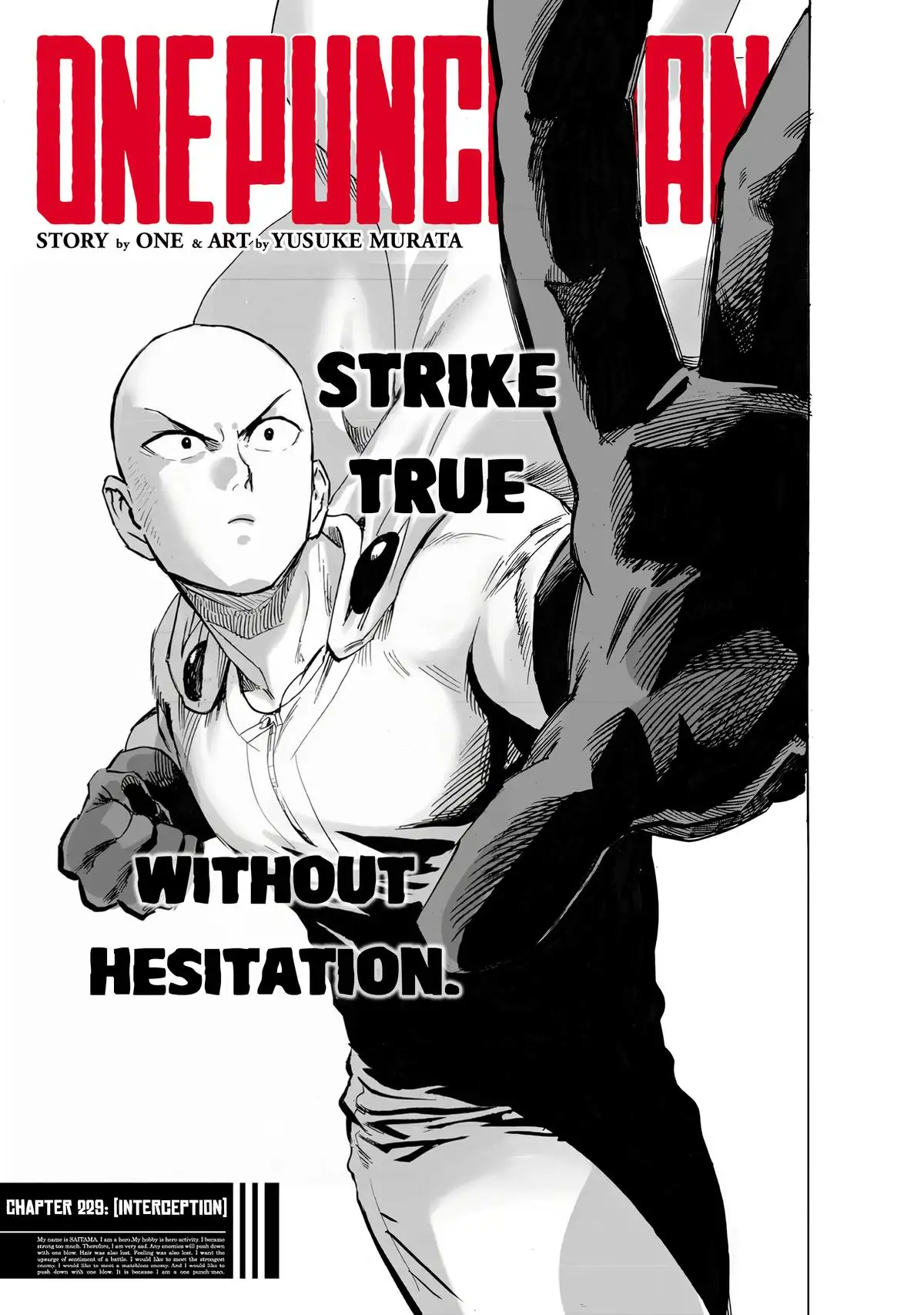 One-Punch Man, Chapter 229 image One-Punch Man_Ch229_Page001